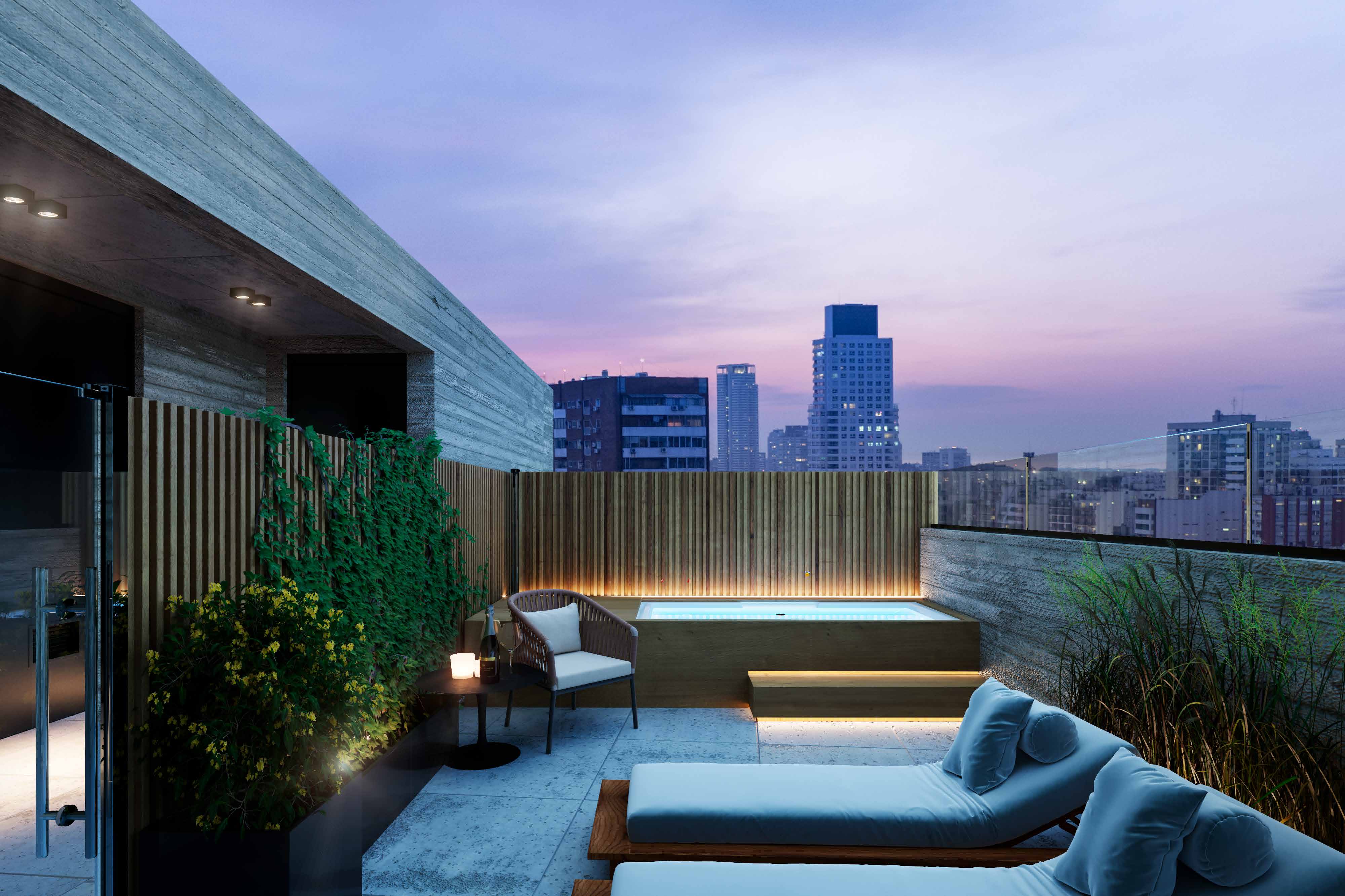 Terraza de Champ Notre Rêve